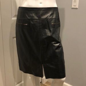 Leather skirt